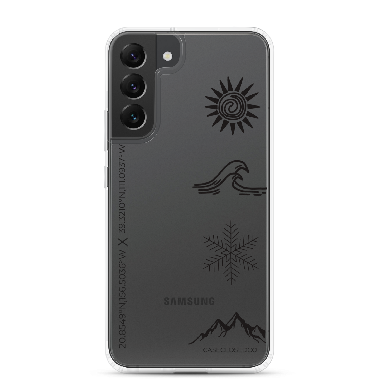 Custom Clear Samsung Cases